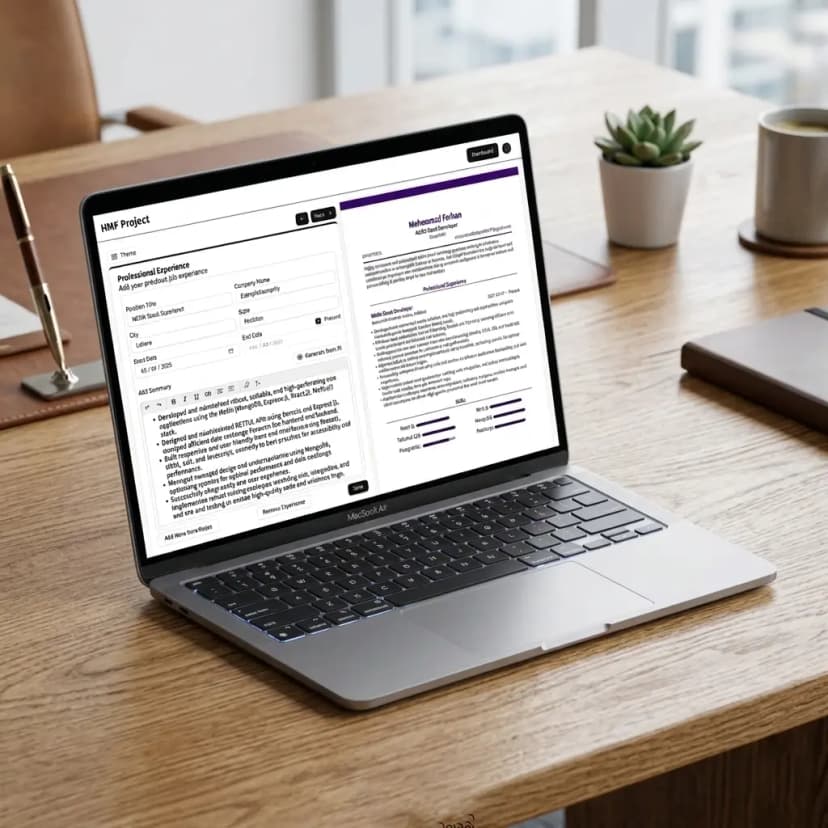 Resume Builder Editor