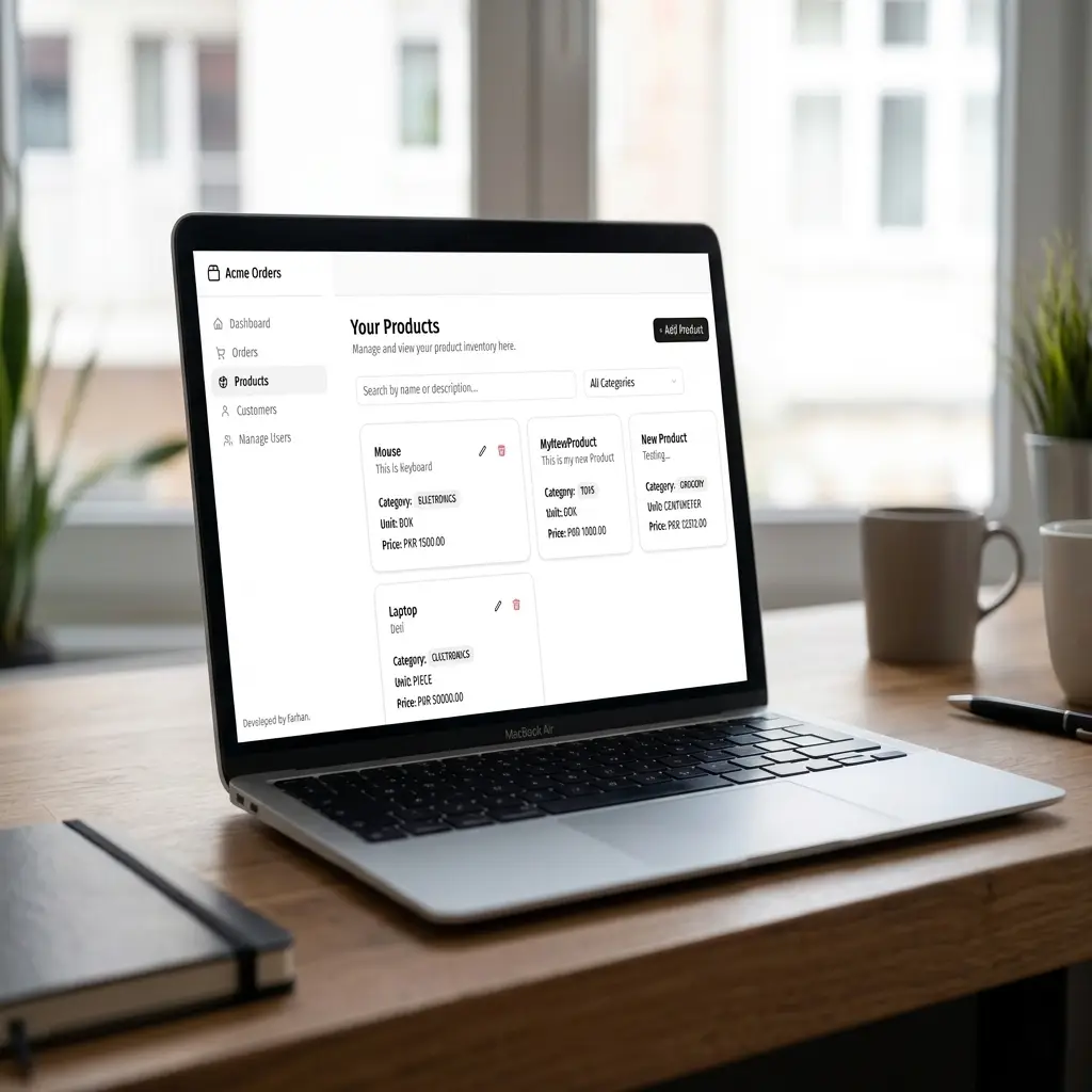 Sales Management Dashboard